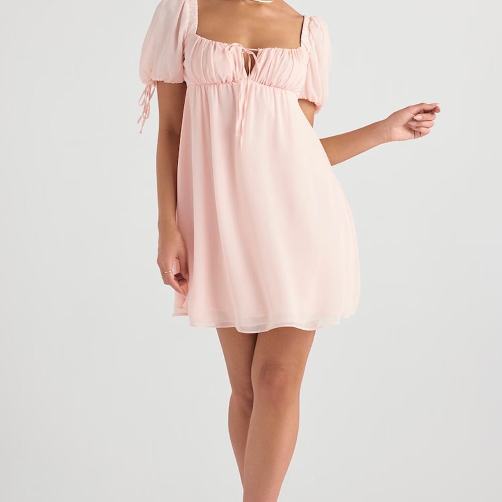 House of CB Medium Princess Pink Quartz Mini Dress